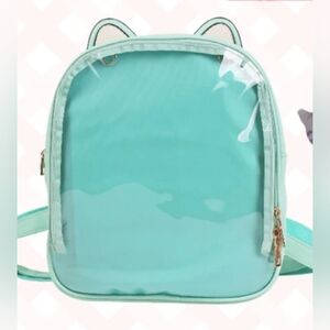Mint Green Cat Ear Backpack
